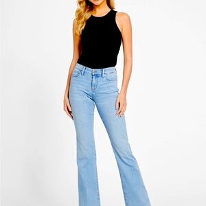 GUESS BY ANGELES! LOW CUT, BOOT LEG, LIGHT COLORED JEANS SIZE 30!